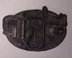 1984 The Great American Buckle Company Stand Up For America Belt Buckle