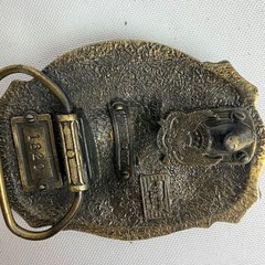 Vintage 1987 The Great American Belt Buckle Co Bass Fishing 1820 Made in USA