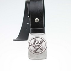Buckles Gürtelschnallen Stern wechselgürtel Wechselschließe für 4 cm ledergürtel