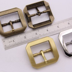 Solid Brass Octagonal Belt Buckles Classical Pin Belt Buckle 1 1/2&Prime; 40mm/1.5inch