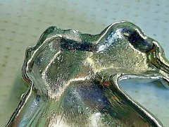 Silver Metal Motorcycle Fashion Bell Buckle NEW w/ Black Lacquer Fits 1½ » Belt