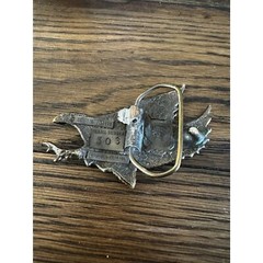 Vintage 1979 Landing Eagle American Chicago Buckles USA Belt Buckle