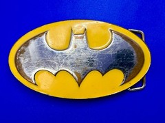 Used Batman Dc Comics Superhero S11 Belt Buckle To Restore / Re-Paint