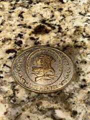 vintage NAHC life member BELT BUCKLE north american hunting club COWBOY nra