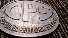 Belt Buckles CPS and San Francisco Vigilance with Frisco Spelled « Franrisco »