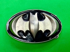 Batman Dc Comics Superhero S07 Black & Grey Raised 3D GTO Oval Belt Buckle