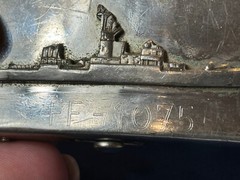 VTG Naval USS Trippe FF-1075 Belt Buckle Military Style Knox Class Frigate Japan