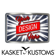 Custom Belt Buckle – Personalized Image Design Handmade Rectangle Belt Buckle