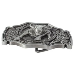 Cartoon Bull Buckle-Handmade Belt Buckles Leather Belts Accessories DIY Waistban