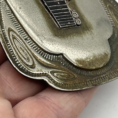 Vintage Truck Trailer Metal Belt Buckle Trucker