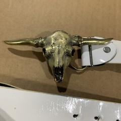 Longhorn Steer Skull Western Cowboy Great American Buckle Co. Belt Buckle g8