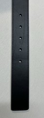 Patriotic Buckle & Black Bonded Leather Belt Sz 44 God Bless America Eagle Flag