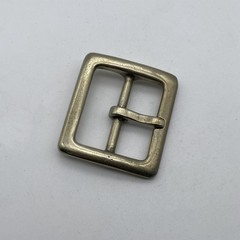 Brass Belt Buckle Copper Casted Leather Fastener Buckle