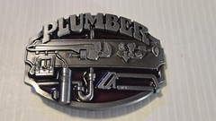 PROFESSIONAL PLUMBER Metal Belt Buckle