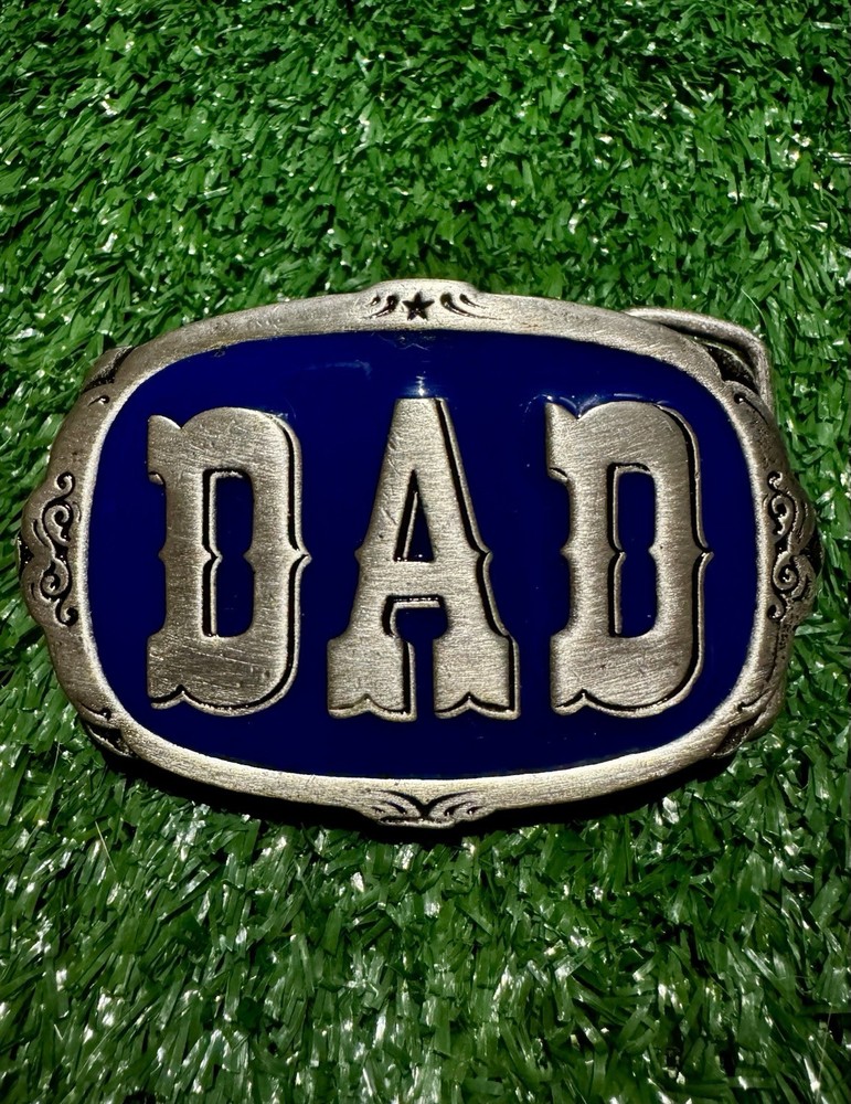 Dad Father&rsquo;s Day Blue Men&rsquo;s Belt Buckle