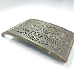 60&rsquo;s Levi&rsquo;s Belt Buckle Vintage Extremely Rare Levi Strauss Button Type yh522