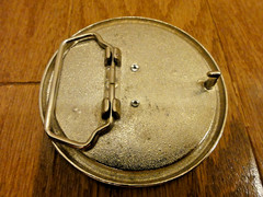 Skull Belt Buckle Crossed Swords Round Biker Gothic Metal 3” Diameter