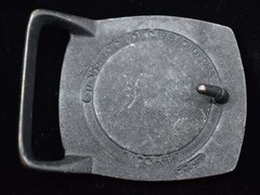Tech Ether Guild « Narcissus » Vintage Solid Brass Belt Buckle