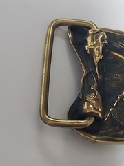 Karmpa Valkyrie Brass Belt Buckle- Viking Ukraine Metal Art Cast
