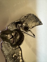 ROCK REBEL BELT BUCKLE Wings DESIGN WITH SKULL