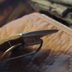Vintage Men&rsquo;s Western Eagle Belt Buckle Silver Turquoise Coral Inlay
