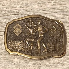 Choice – Vintage Belt Buckle – Hesston – Square Dancing – CB – Scouts – Railroad