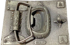 Budweiser Beer Anheuser Busch King Of Beers Vintage Lewis Belt Buckle
