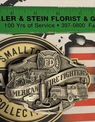 Fire Fighter/E.M.S. American Hero Metal Belt Buckle New