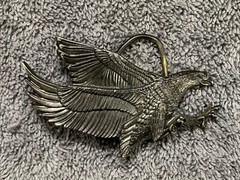 VTG 1979 Landing Eagle American Chicago Buckles USA Belt Buckle