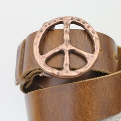 Belt buckle peace copper clasp buckle removable clasp for 4 cm leather