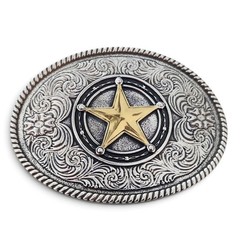 Lone Star Belt Buckle Sheriff Badge Men Women Rodeo Western New Big Texas Style