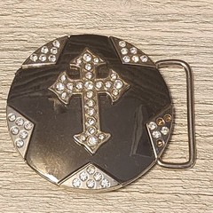 Choice – Vintage Belt Buckle Eagle Fur Rendezvous Cross Crockett Spinning Spur