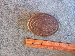 1978 Conservation Club Of Kenosha County 50 Years Belt Buckle Wisconsin