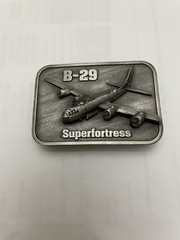 B – 29 Super fortress Pewter Belt Buckle
