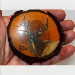 Belt Buckle 3 inch&rsquo;s wide by 2.5 tall Robyn Richard’s Wood