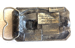 Wagons West American Commemorative Buckle – Siskiyou 1981 Limited Edition Brass