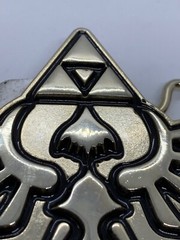 Legend of Zelda Belt Buckle Crimson Loftwing Link Hylian Triforce Crest Nintendo