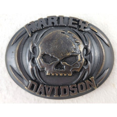 Harley Davidson Willie G Skull Belt Buckle 2008 Brass 97830-08VM