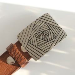 Belt buckle art and design removable buckle buckle for 4 cm leather belt