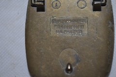 SOLID BRASS 1979 RAIN TREE FISHING BASS BELT BUCKLE EUC