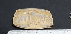 1886 USA France 1986 Statue Of Liberty Belt Buckle& Keychain Hammond Int&rsquo;l Mint