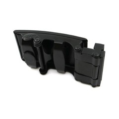 Fashion Men Classic Black Metal Automatic Buckle Ratchet Belt Buckle 3.5cm Width