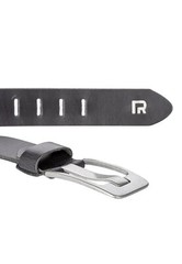 Redbridge men&rsquo;s belt leather belt 100% real leather premium belt black -1 Mod2