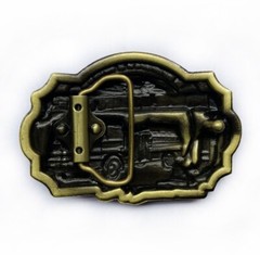 Western Cowboy Belt Buckle for Men USA Retro Rodeo Wear – Volunteer Fire Fighter