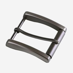 DJCAIZYY 1.5&Prime; (38-40mm) Men Replacement Single Prong Belt Buckle Roller-Gray