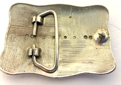 Ladies Silver Tone Square Belt Buckles 2 ½” – 3” Wide 2 ½” – 2 ¾ Tall