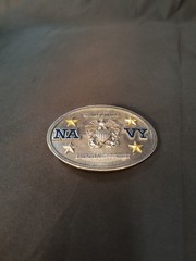 United States Navy Belt Buckle US Navy 2008 Metal Military NICE