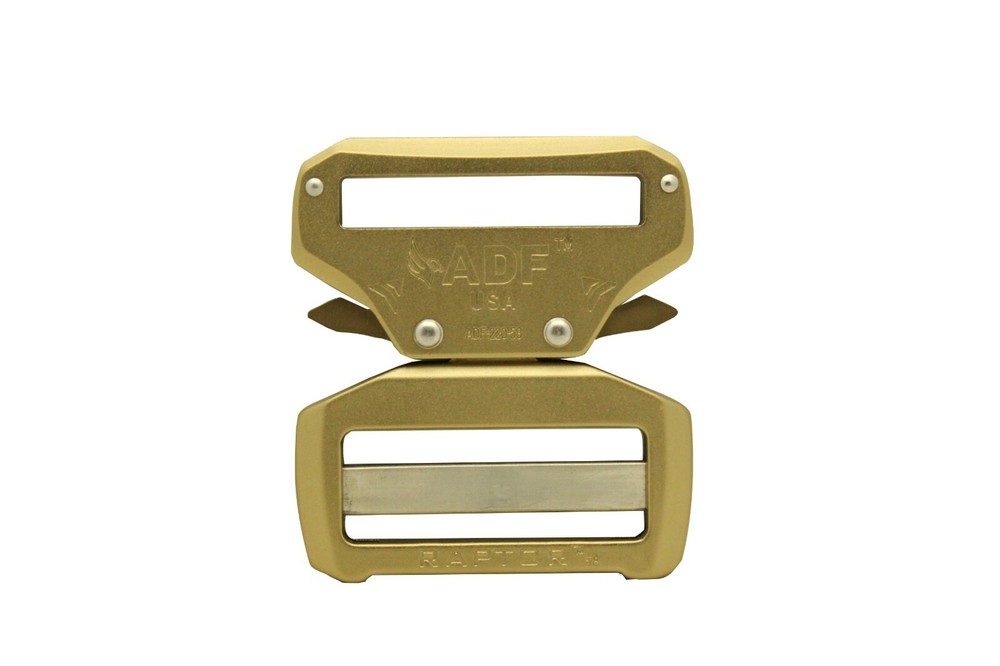 RAPTOR™ 2 .25&Prime; BUCKLE, military buckle, tactical belt package (made in USA)