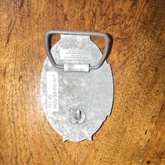 Hampton Iowa 2000 122nd Convention Metal Western Belt Buckle fireman’s