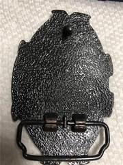 Vintage Hawaii Crossroads Of The Pacific Brass Belt Buckle